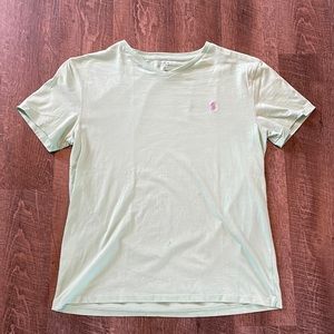 Mens polo tee, seafoam green, medium